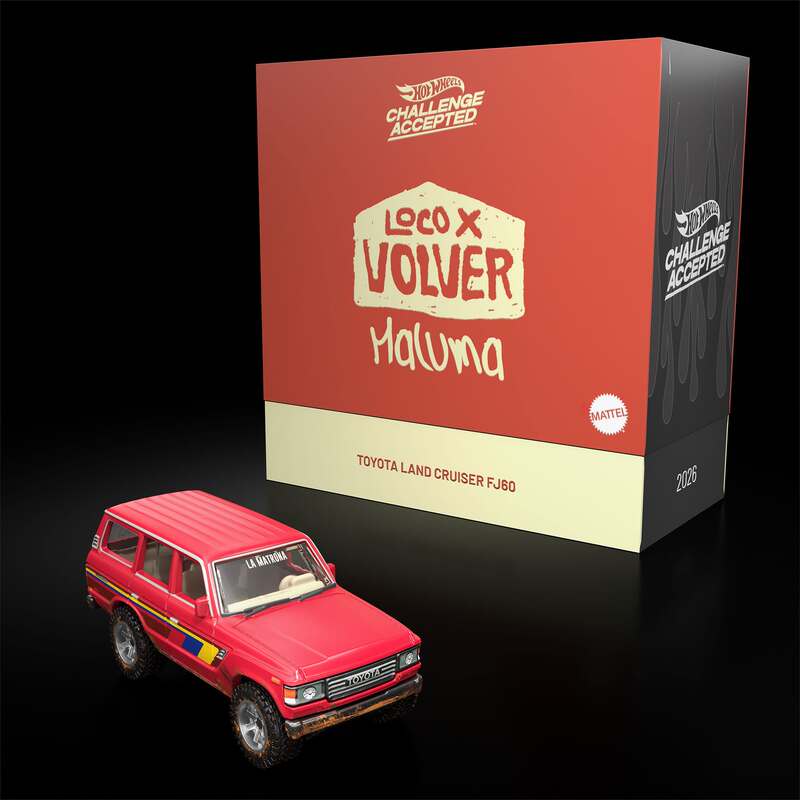 Hot Wheels Maluma Collaboration 1/64 Toyota Land Cruiser Fj60 Toyota Land Cruiser