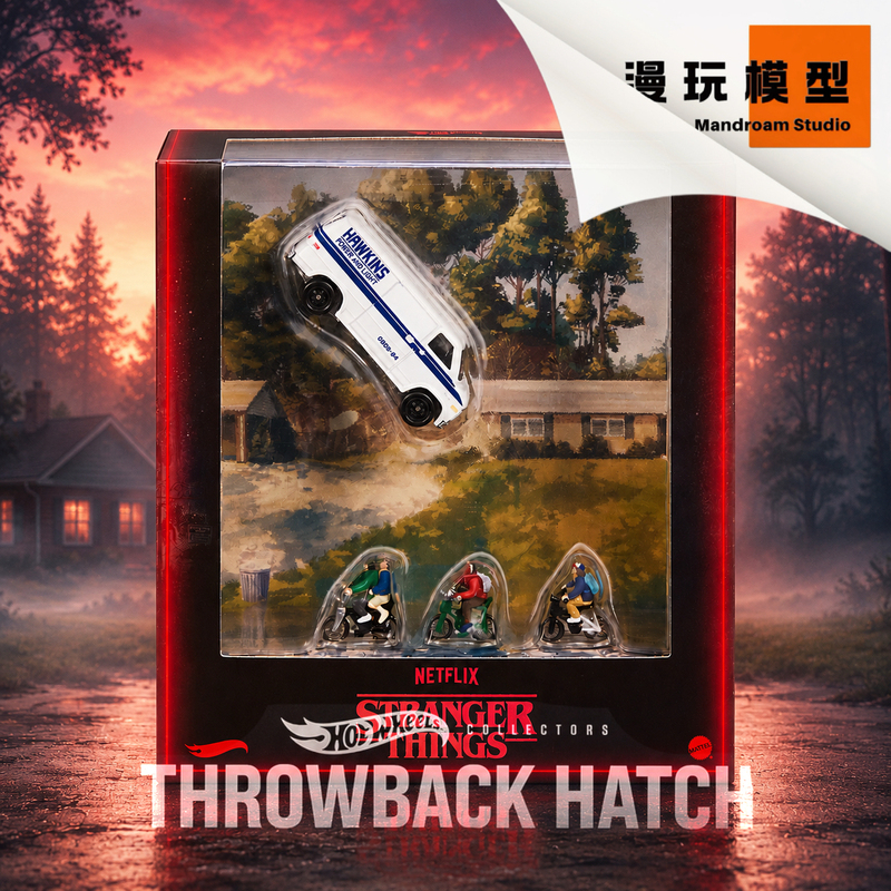 Hot Wheels Sdcc 1/64 Stranger Things 10Th Anniversary Chevrolet