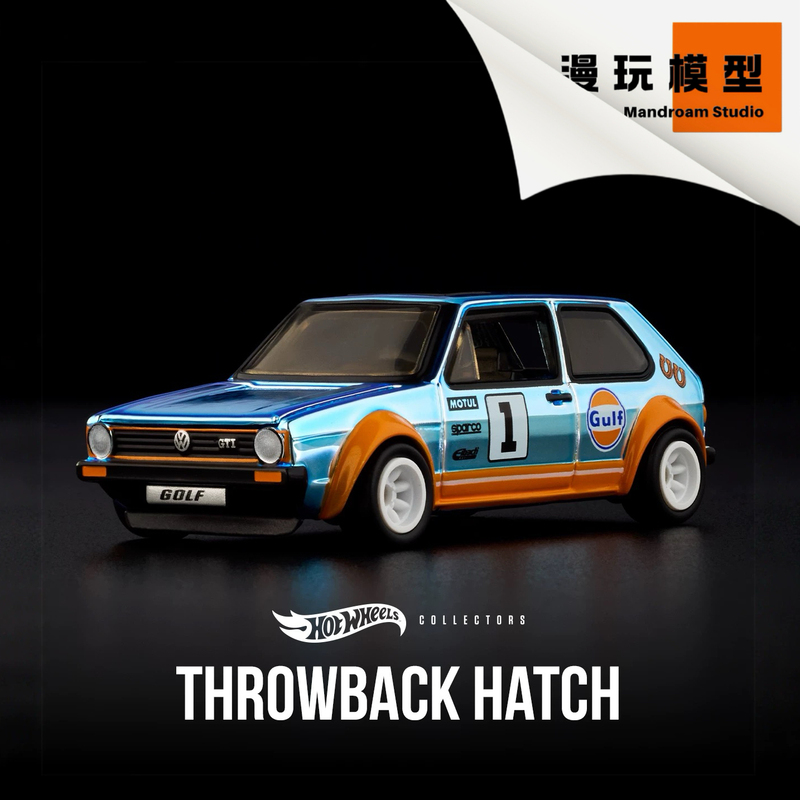 Hot Wheels Rlc 1/64 Gulf Oil Volkswagen Golf Mk1 Gti