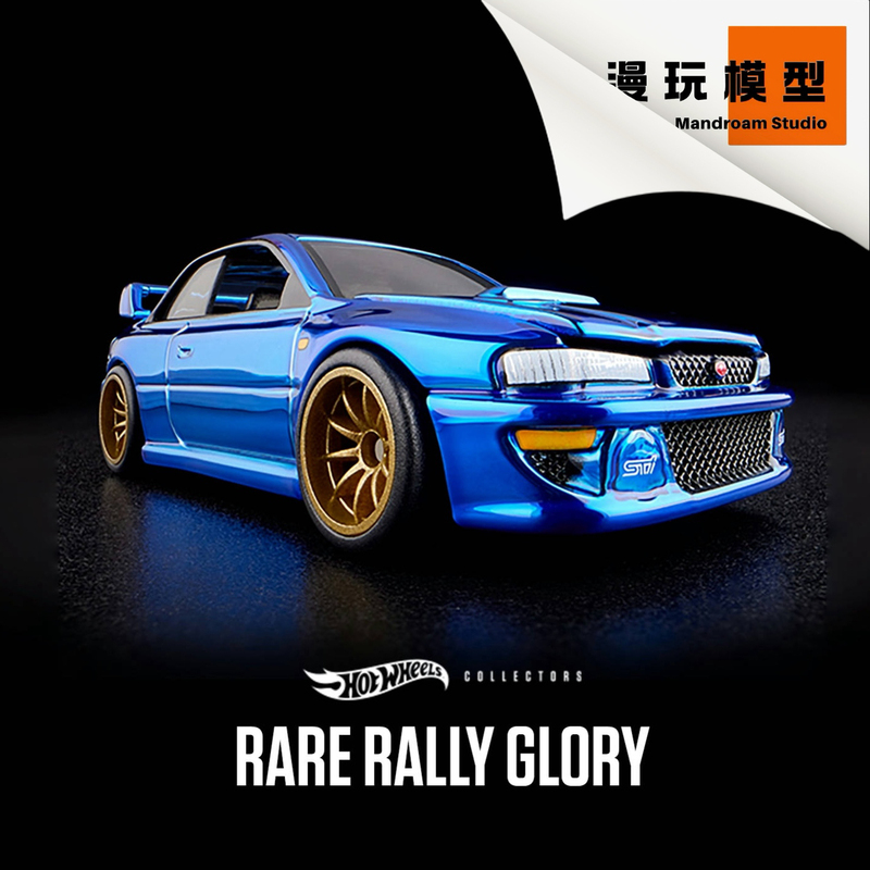 Hot Wheels 1/64 Rlc Subaru 22B Impreza Subaru Impreza 22B-Sti Electroplated Blue