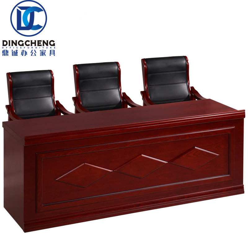 Nanning Lecture Desk Chair Bench Solid Wood Veneered Paper Veneered Spot Office Portfolio Table And Chairs Leaders DESK-TAOBAO