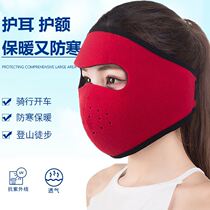 Mask warm and casual minimalist in winter with a cute adult go out to protect the new multipurpose elderly autumn pure color spring