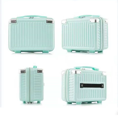 Модная металлическая портативная коробка, чемодан, высококачественный маленький ящик для хранения, 14 дюймов