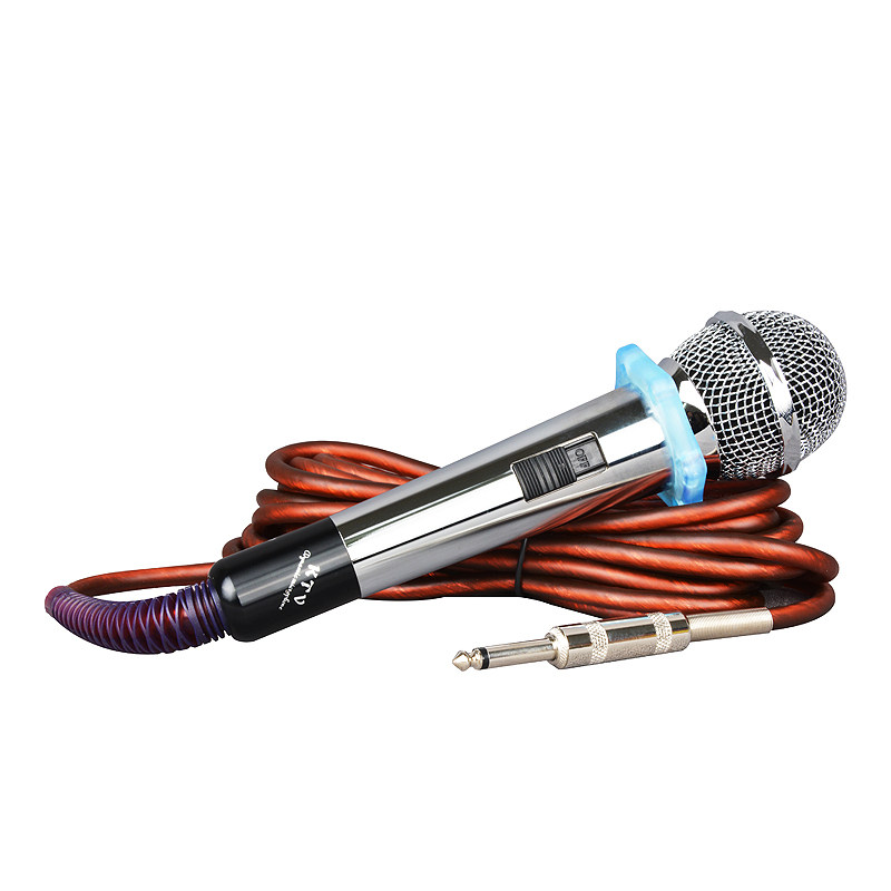 Wired Microphone with Anti-Howling, All-Metal Household Microphone, See Details