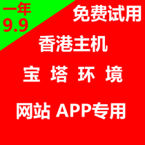 Hong Kong Pagoda virtual host Baota Pagoda space website construction PHP program MYSQL is stable high-speed and convenient