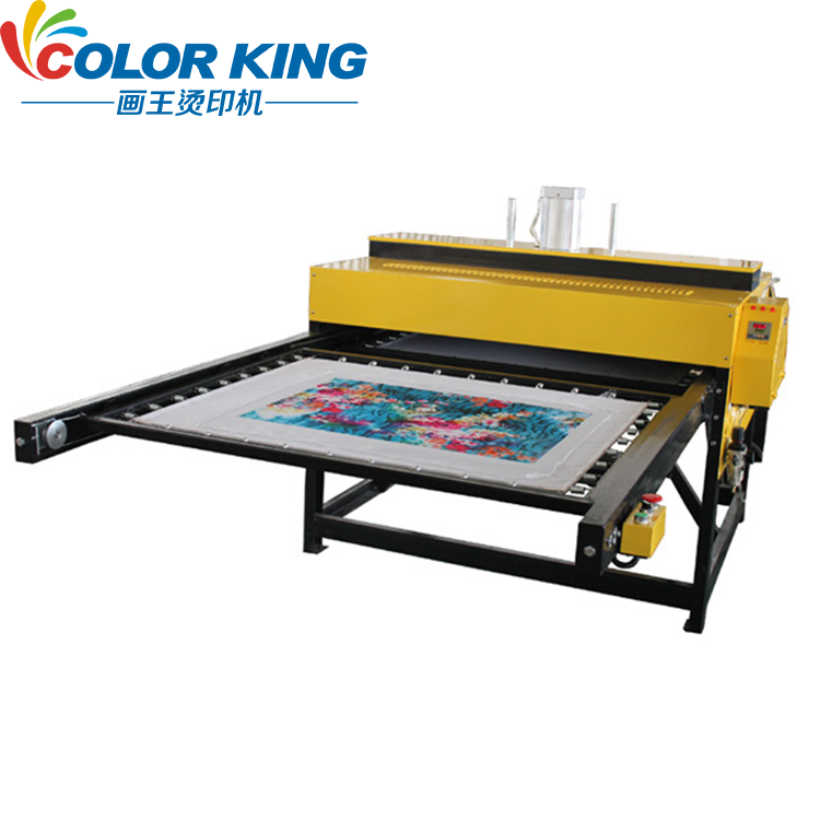 Hydraulic duplex position thermal transfer hot press fabric printing equipment transfer machine 60 * 80cm fully automatic hot stamping machine
