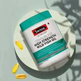 Австралия Swisse Swelle Wild -Deep -Sea рыбьего жира, кондиционируя три высоких кровеносных сосуда 400 дха омега3