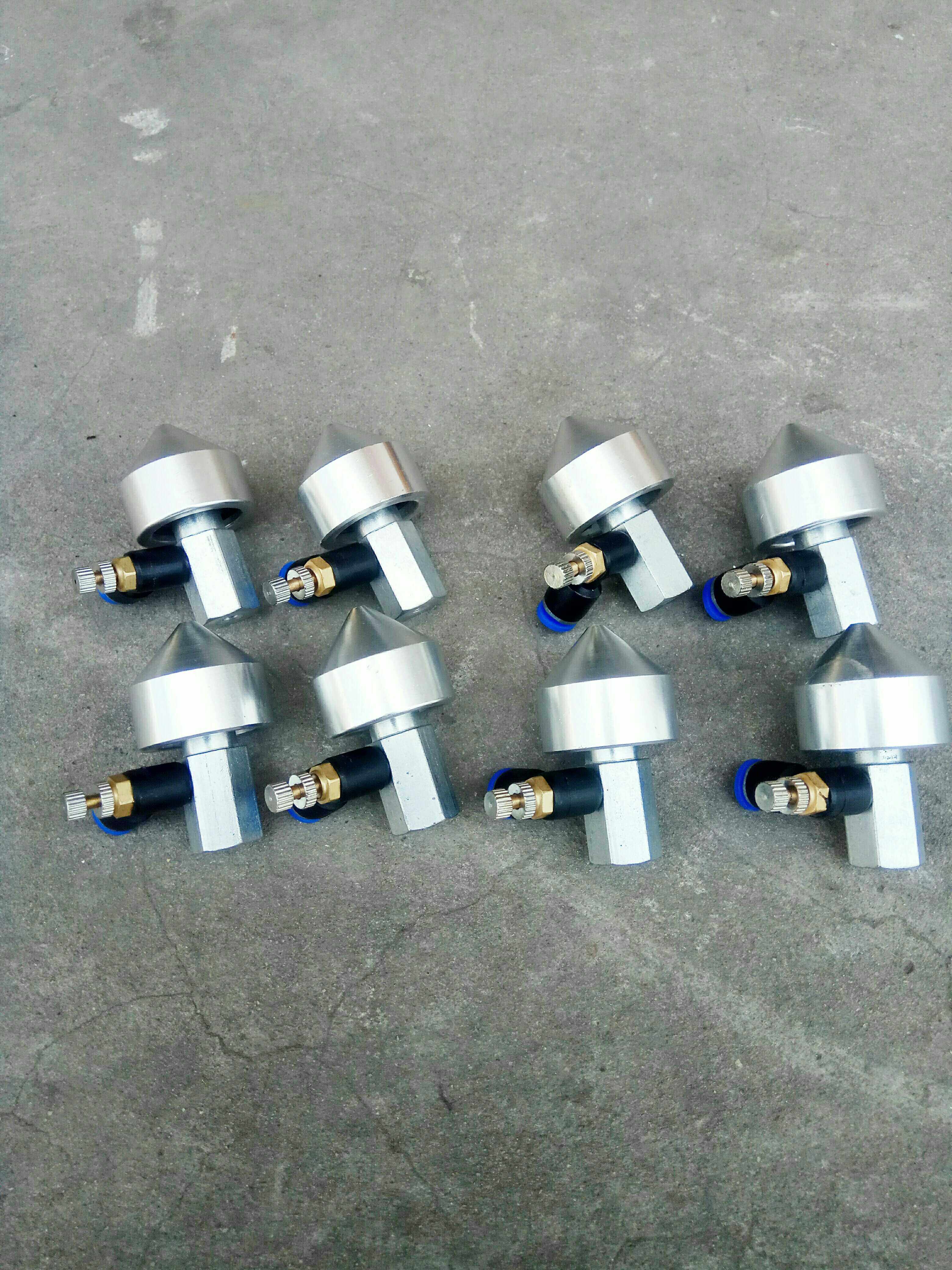 Screen printing machine cylinder top bottle screen printing machine accessories pneumatic top bottle cylinder cone air-shaped small accessories