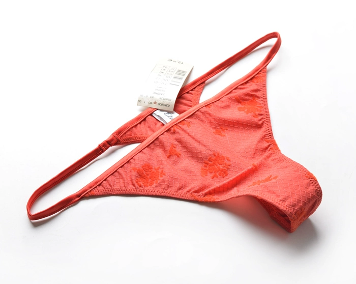 50C sức sống upup ~ Pháp sức sống màu cam đổ xô in quần nữ