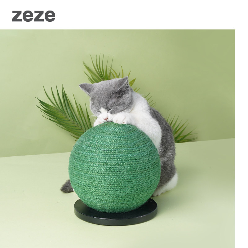 zeze Ball Cat Grip plate sword Hemp Grabbing column abrasion-resistant grabbing stud Kitty Claw supplies (cactus series)