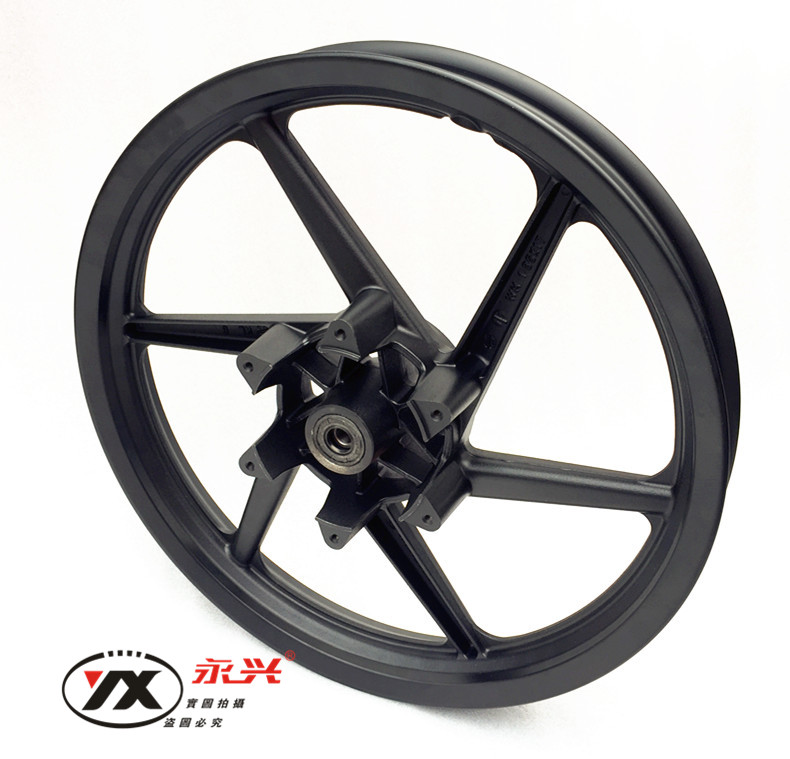 Qianjiang Yulong các bộ phận ban đầu QJ125-26 / QJ125-26A bánh xe vòng thép phía trước và sau - Vành xe máy vành xe honda