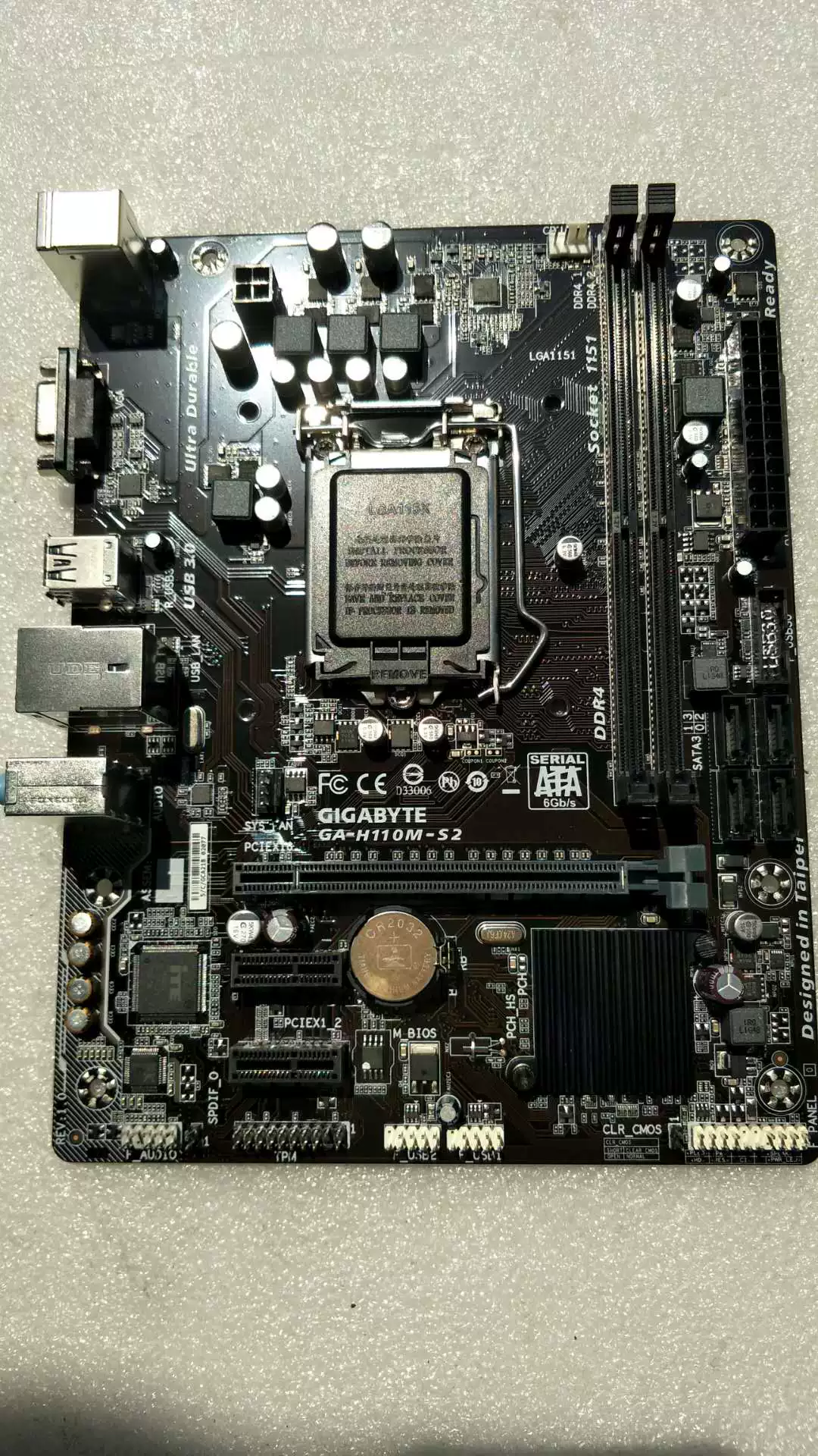 Гигабайтовская/ГигаБа GIGABYTE/Gigaba H110M-S2 1151 DDR4 материнская плата