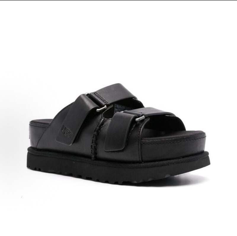 Authentic Ugg Summer Women's Comfortable and Simple Slip-On Sandals with Thick Soles 1152651