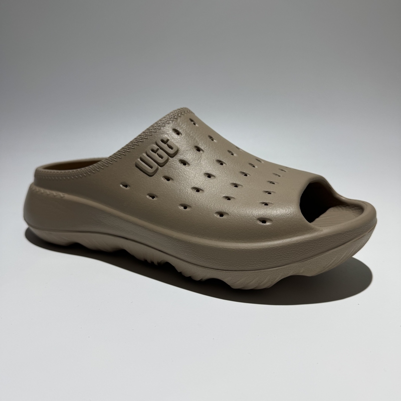 Authentic Ugg Summer Men's Solid Color Open-Toe Shock-Absorbing Thick-Soled Clogs Waterproof Sandals 1137973 Authentic Ugg Summer Men's Solid Color Open-Toe Shock-Absorbing Thick-Soled Clogs Waterproof Sandals 1137973