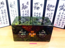 Korean shell jewelry box Jewelry jewelry storage shell inlaid princess cute retro home folk crafts