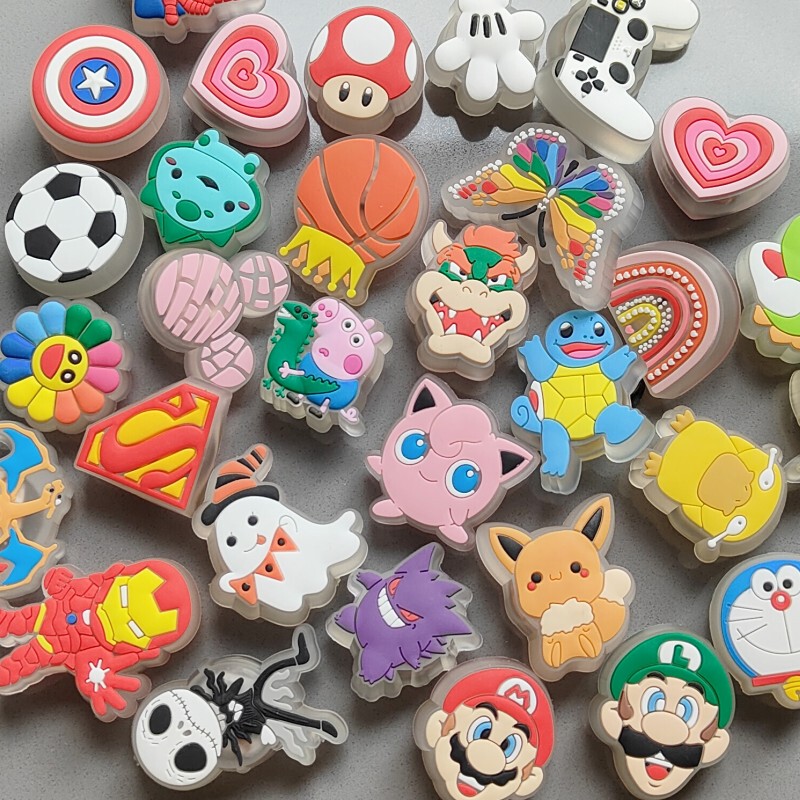 Led Light-Up Shoe Charms for Crocs, Decorative Shoe Accessories, Jibbitz Shoe Decorations, Crocs Accessories