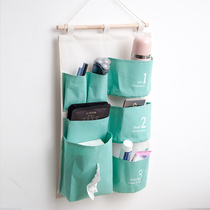 Toilet wall hanging bag storage bag storage hanging back door can be hung storage cloth bag multi-layer Wall Wall bag