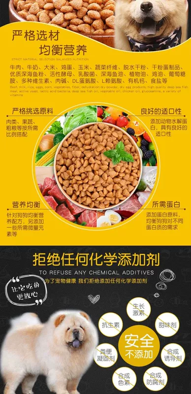 Ao Duo Mai thức ăn cho chó Labrador chó con thức ăn đặc biệt 2,5kg kg 5 kg hạt chính tự nhiên Thức ăn cho chó Labrador - Chó Staples ganador puppy 3kg