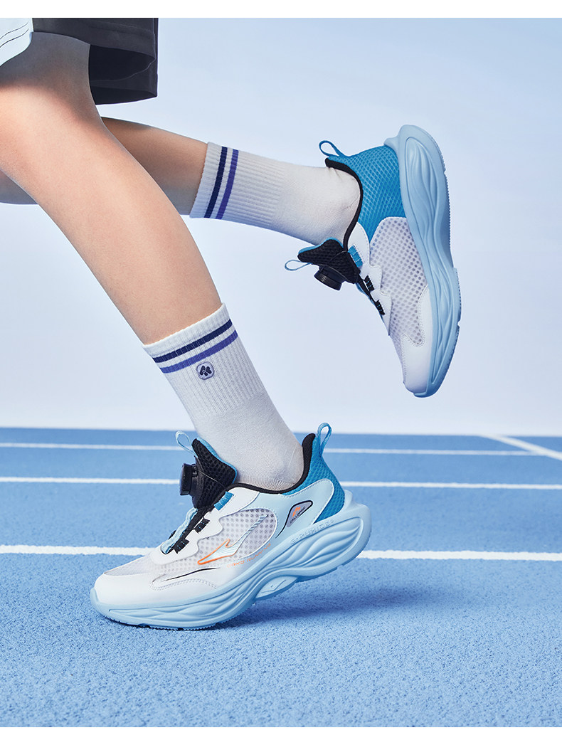 Ling Yue 3 | Hongxing Erke Kidsren's Shoes, Kidsren's Sports Shoes, Autum Mesh Youth Running Shoes, Boys' New Shoes — 24