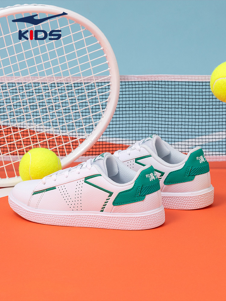 Hongxing Erke boys' sneakers 2019 spring and autumn new big children's white sports shoes children's white shoes girls' shoes