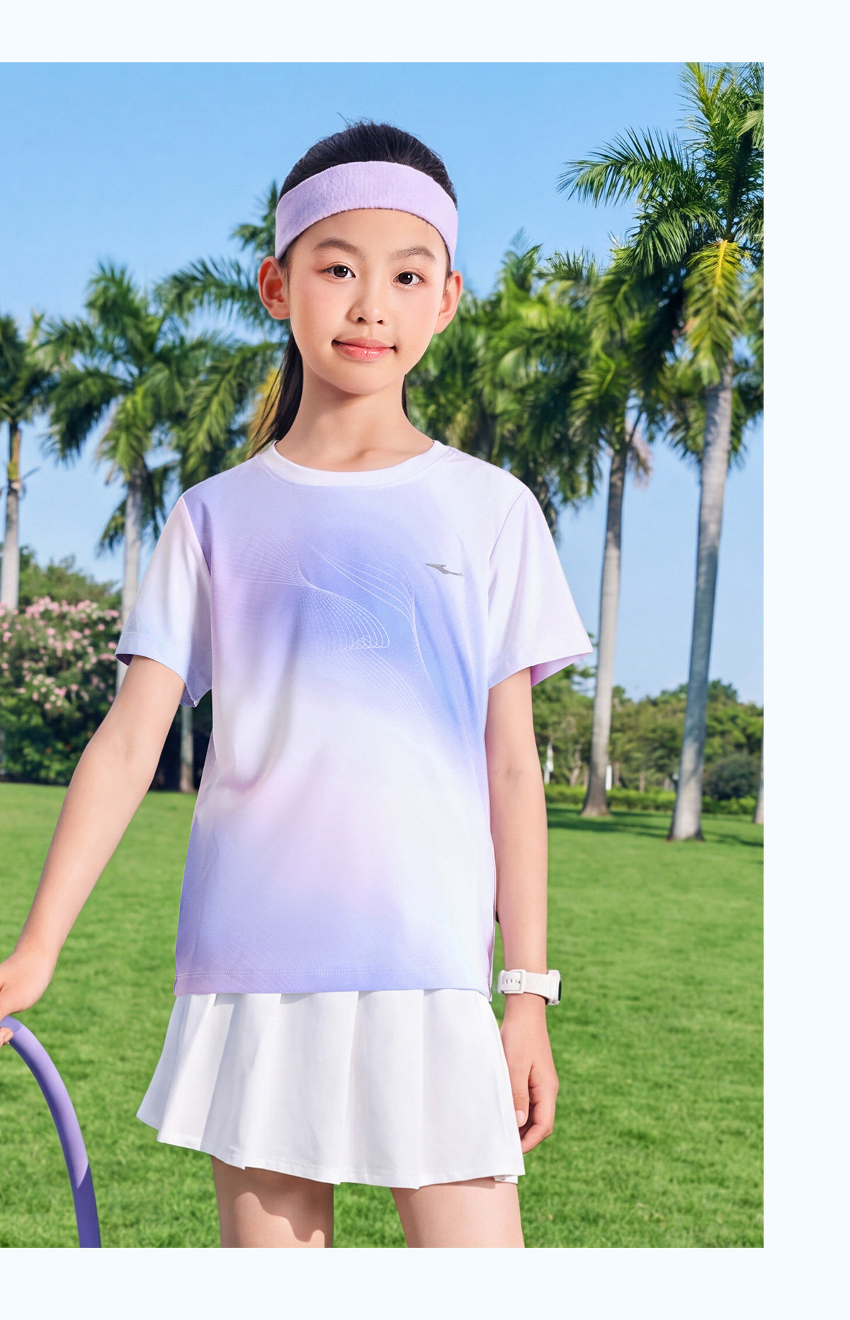 鸿星尔克童装儿童短袖T恤男童运动速干衣夏季新款青少年女童上衣 — 20