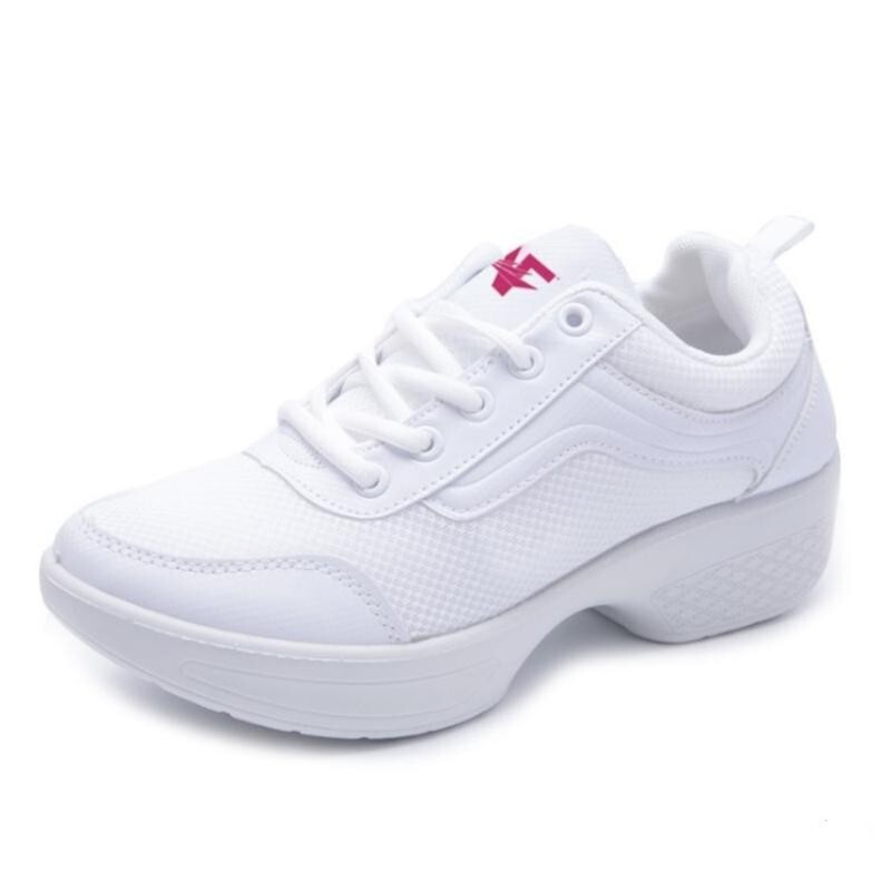 Ai Fengshang Soft-Soled Square Dance Shoes for Middle-Aged and Young People, Lightweight, Breathable, Genuine Mesh, All-Season Soft-Soled Comfortable Shoes