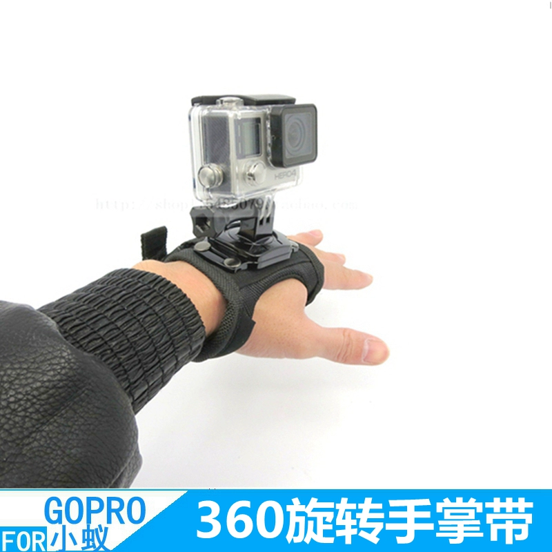 gopro9/8/7/6/5 lòng bàn tay với dây đeo cổ tay xoay 360 độ Phụ kiện trượt tuyết camera thể thao insta360 - Phụ kiện VideoCam