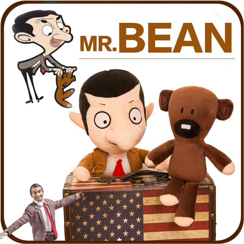 Mr. Bean Bear Plush Toy Teddy Bear Doudou Bear Doll Tv Series Version Toy Birthday Gift