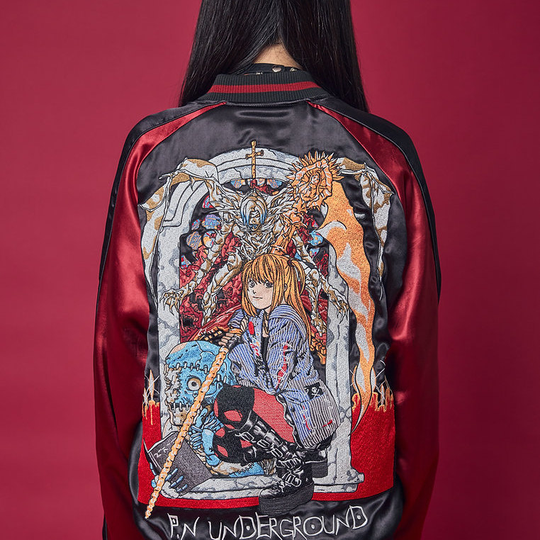 Japanese Style Underground×Death Notes Misa Hengban Double-Sided Embroidered Jacket for Men and Women Japanese Style Underground×Death Notes Misa Hengban Double-Sided Embroidered Jacket for Men and Women