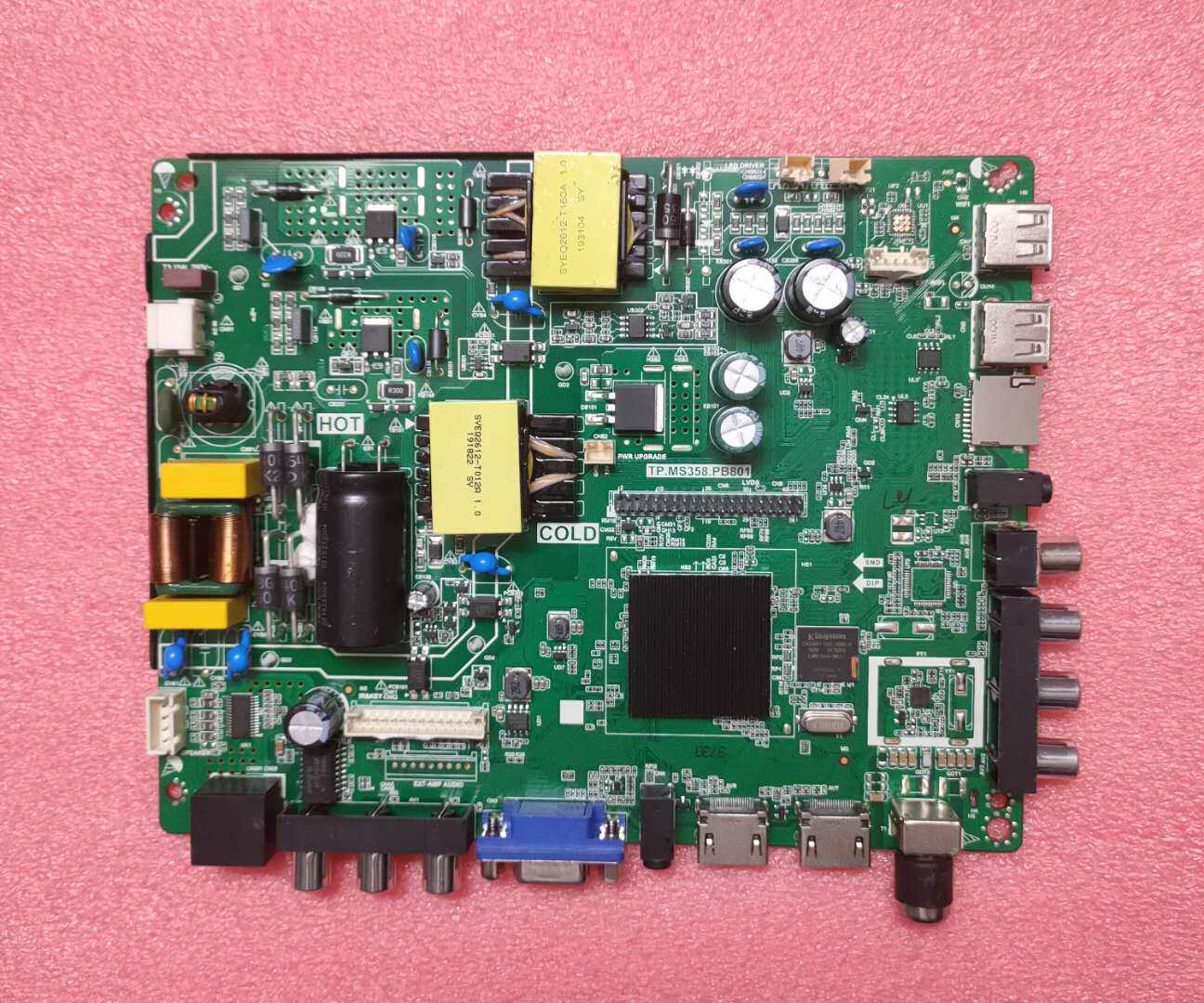 Brand new original assembly machine LCD TV TP MS358 PB801 three-in-one internet motherboard bag for one year 