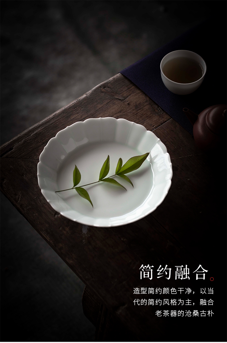 Cloud art of jingdezhen pure manual shadow green single glaze color glaze POTS dry mercifully machine of grain kung fu tea set