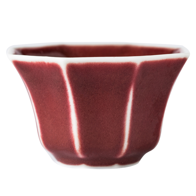 Cloud pure manual operation of jingdezhen ji red glaze ceramic masters cup single cup sample tea cup tea cup kung fu tea cups