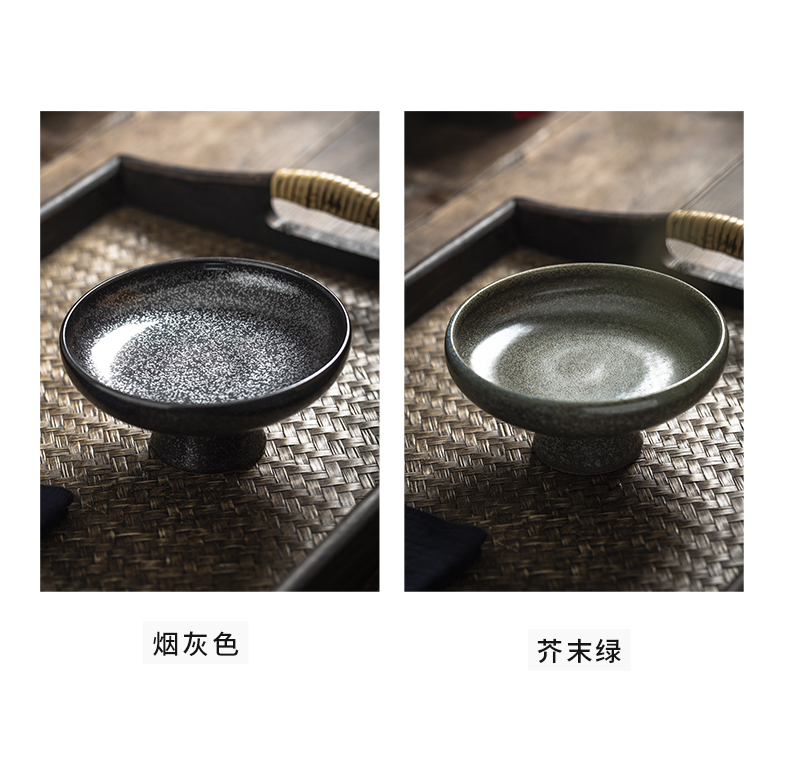 Cloud art of jingdezhen high lamp that restore ancient ways of creative ceramic fruit bowl, tall sashimi dish tea tray in furnishing articles