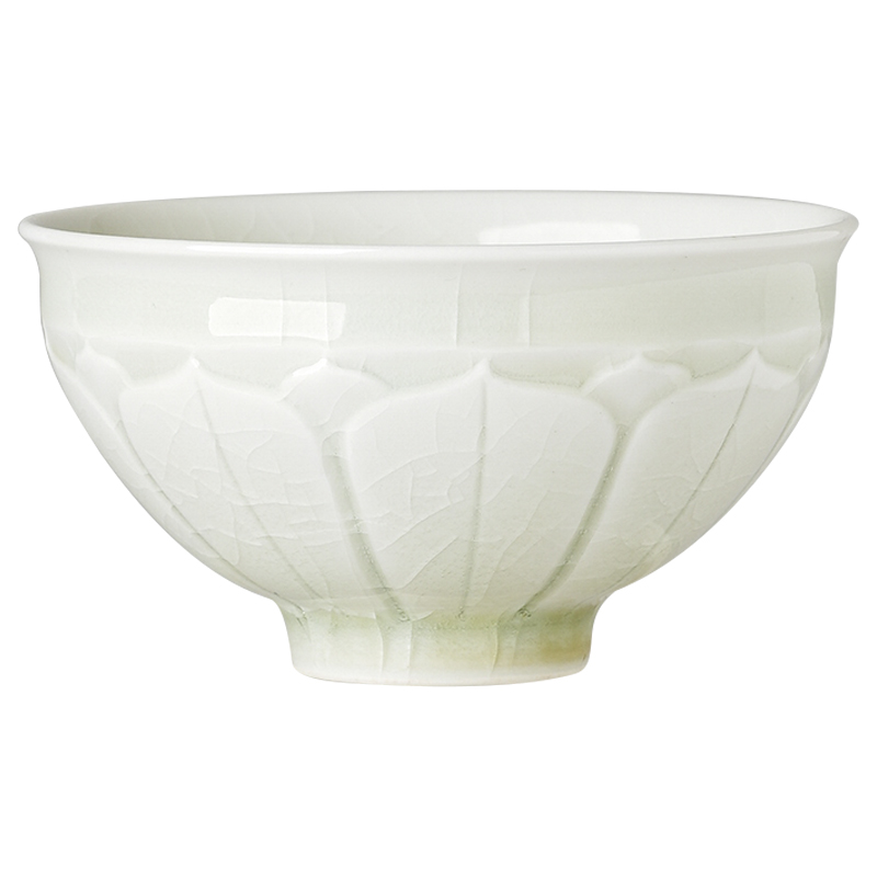 Cloud art of jingdezhen imitation song dynasty style typeface lotus lamp that ceramic its of single cup opening can raise the master cup kung fu tea set