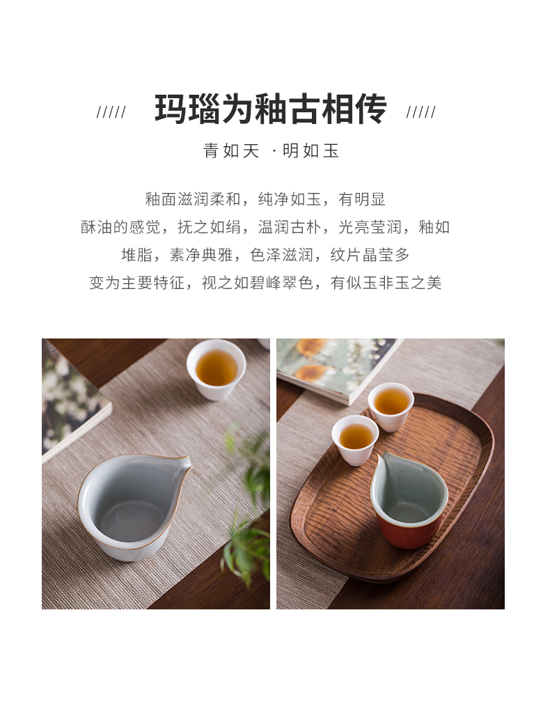 Cloud art fair ji red your up ceramic cups sliced open ice to crack the porcelain tea and a cup of tea sea points kung fu tea set
