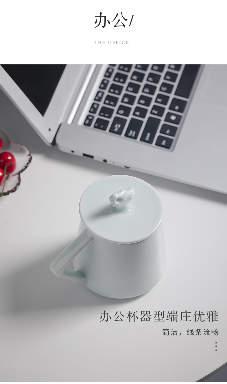 Cloud hill operation manual cup of jingdezhen ceramic mugs creative glass office to send the cup a cups