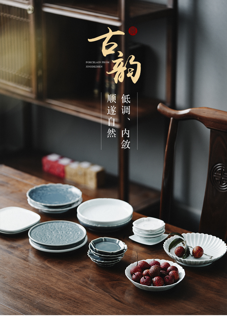 Mat pot bearing jingdezhen manual temperature shadow green ceramic tea set dry pan ji the qing tureen doesn dry pot mercifully