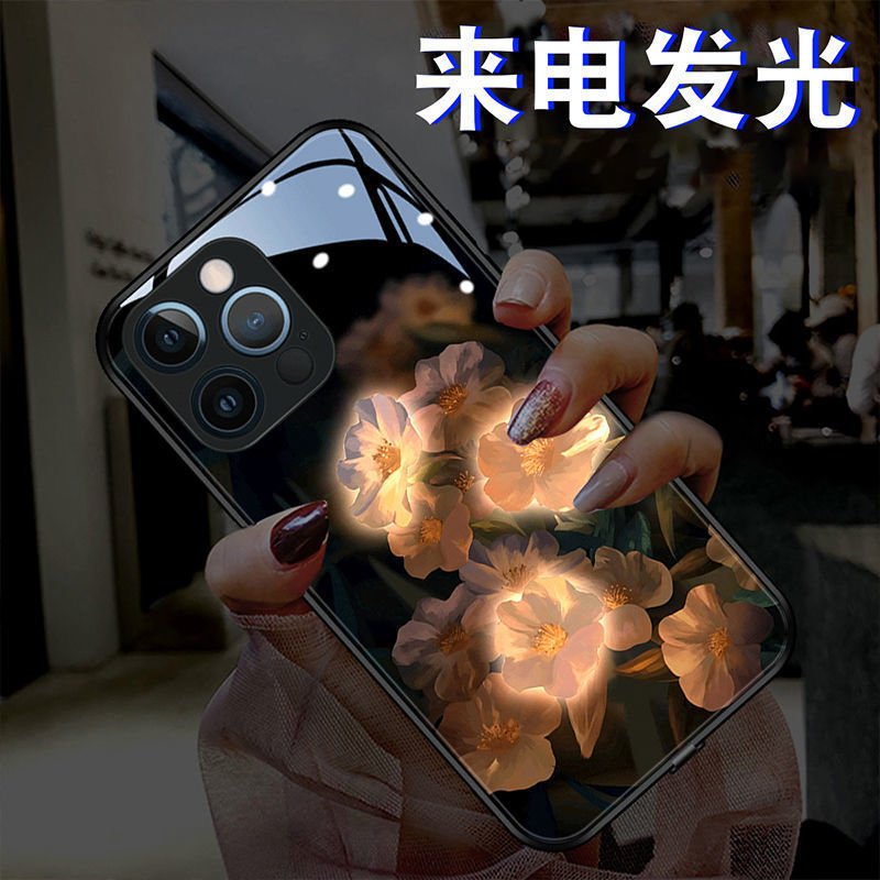 Firefly Spark Phone Case for Apple 16 Pro Max with Light-Up Feature When Calls Come In, Trendy Chinese Style for iPhone 14, New Model for 13 Mini, Stylish for 12, Elegant for 11, Creative for Xs, High-End Feel for Xr, Trendy for Se