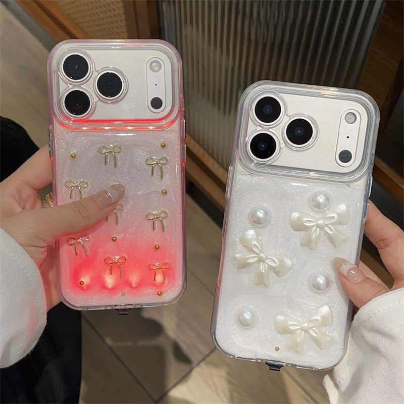 Incoming Call Flash Glue Butterfly Case for Apple 17 Pro Max, Tech-Savvy Fresh Design, iPhone 16 Voice-Controlled Light-Up Phone Case, 15 Plus Fresh Style, 14 Super Popular, 13 Shockproof, 12 Transparent, 11 XS