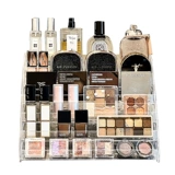 Акриловые палетка теней, настольная коробка для хранения, база под макияж, косметика, помада, духи для ухода за кожей