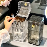 Пылезащитная кисть, система хранения, настольная щетка, туалетный столик, акриловый косметический карандаш для бровей, тени для век, коробка для хранения
