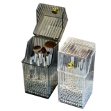 Пылезащитная кисть, система хранения, настольная щетка, туалетный столик, акриловый косметический карандаш для бровей, тени для век, коробка для хранения