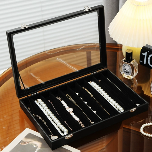 Ожерелье из жемчуга, высококлассная коробка для хранения, изысканный браслет, аксессуар, вместительный и большой ободок, система хранения