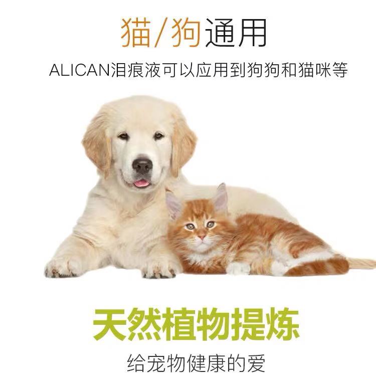 Bây giờ! Đài Loan ALICAN tinh chất tuyến lệ vào chó và mèo chó con mèo cộng với gấu Philippines uống để xé vết bẩn 20ml - Cat / Dog Health bổ sung sữa cho mèo con mới sinh