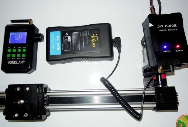 Wanderland WER01 radio-controlled track electric slide rail delay time-lapse desktop multi-function wireless shutter 1m