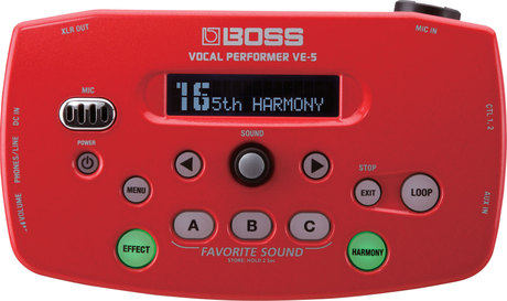Row cargo Roland BOSS VE-5 RD Red person Acoustic Effectors K Song Theorizer 