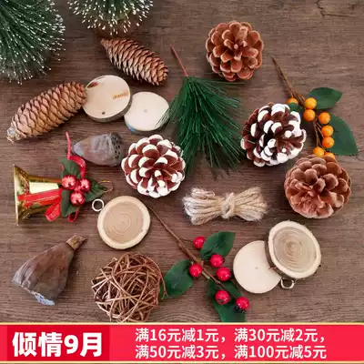 Forest baby set pine cone Christmas pine ball ACORN jewelry kindergarten handmade props decoration diy home