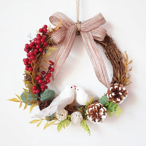 Цветочное кольцо ручья рождественское украшение