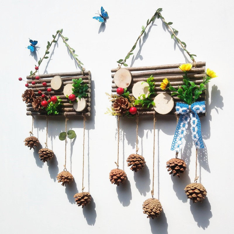 Dry branch decoration creative pendant kindergarten ring Chuang wall decoration handmade DIY hanging wall area corner hangings wall hanging