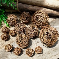 Barnacle Rattan wicker ins Home Kindergarten classroom Pendant Pendant Bead curtain Wreath Star ornament Decorative ball
